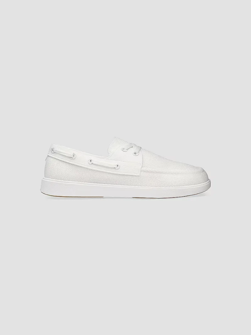 Swims Men's Breeze Boat Shoes - White Gum - Size 10