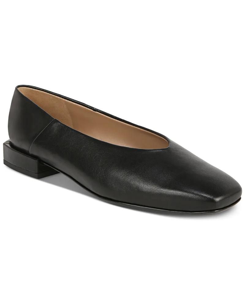 Sam Edelman Women's Kasey Ballerina Flats - Black Leather