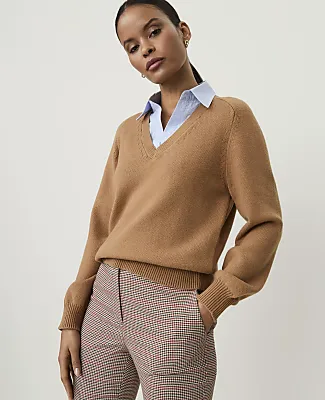 Ann Taylor Collared Sweater