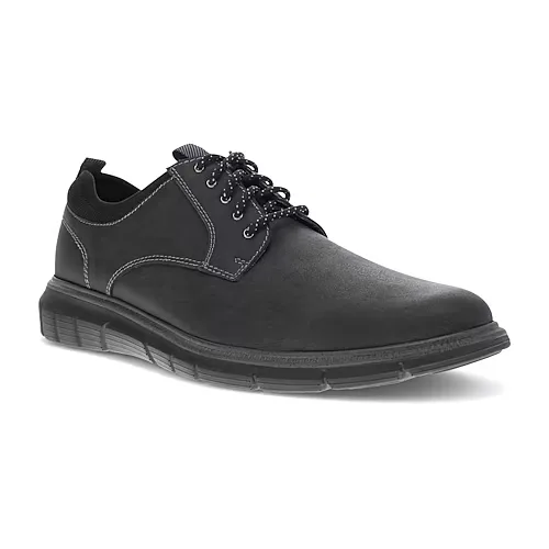 Dockers Cooper Mens Round Closed Toe Oxford Shoes, 10 Medium, Black