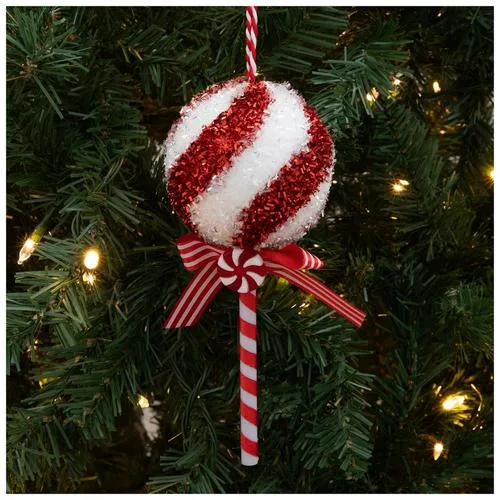 Peppermint Cake Pop Ornament Set