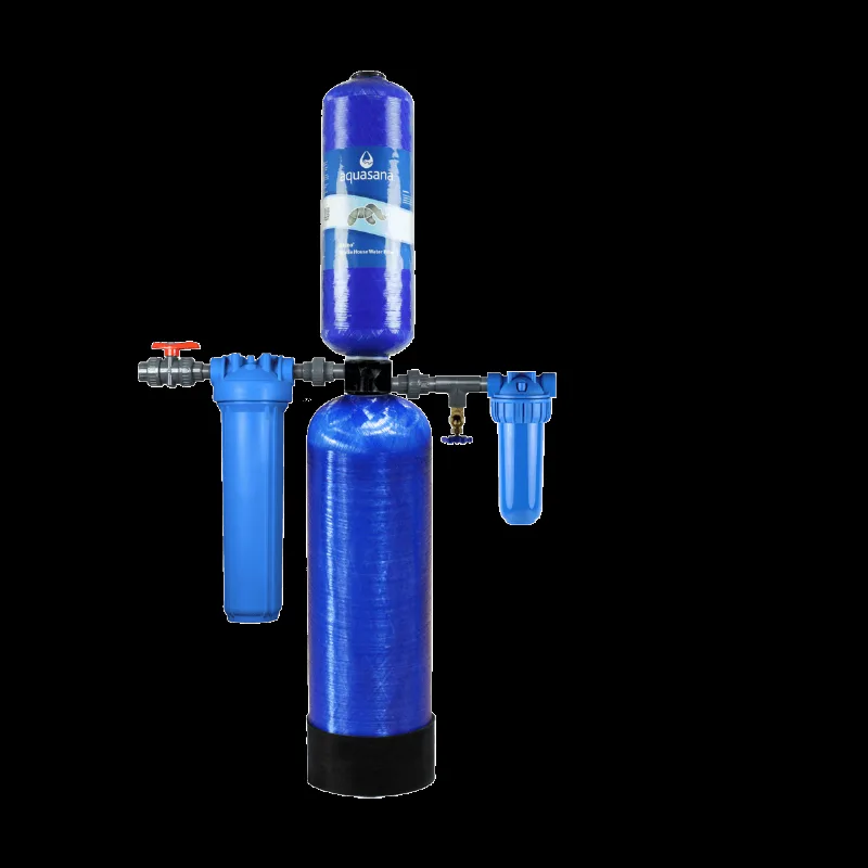 Rhino Whole House Water Filter System Tackle Chloramines And Chlorine Home Water Filtration 10/1,000,000 Aquasana