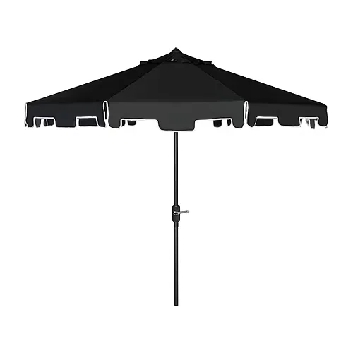 Safavieh Zimmerman Collection Patio Umbrella, One Size, Black