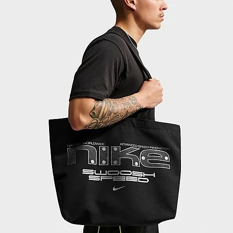 Nike Heritage 2.0 Tote Bag (22L) in Black/Metallic Cool Grey