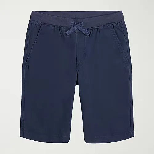 IZOD Little & Big Kid Boys Stretch Fabric Adjustable Waist Hybrid Short, Large (14-16), Blue