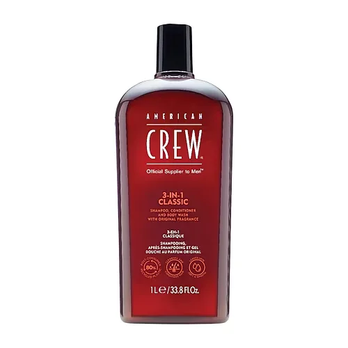 American Crew 3 In 1 Shampoo 33.8 oz., One Size