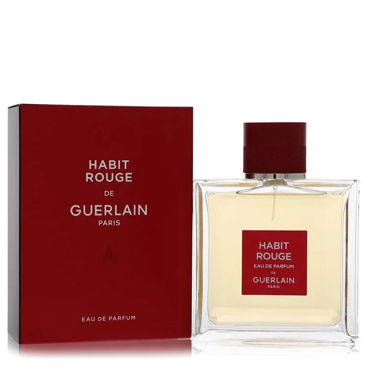 Habit Rouge Cologne by Guerlain 3.4 oz EDP Spray for Men