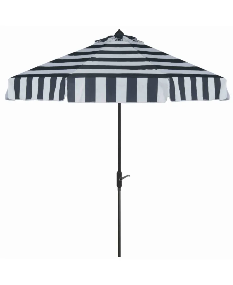 Elsa 11' Fashion Line Umbrella - Navy, White