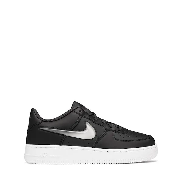 Nike Air Force 1 Athletic Shoe - Big Kid - Dark Smoke Grey / Vast Grey / Black / White
