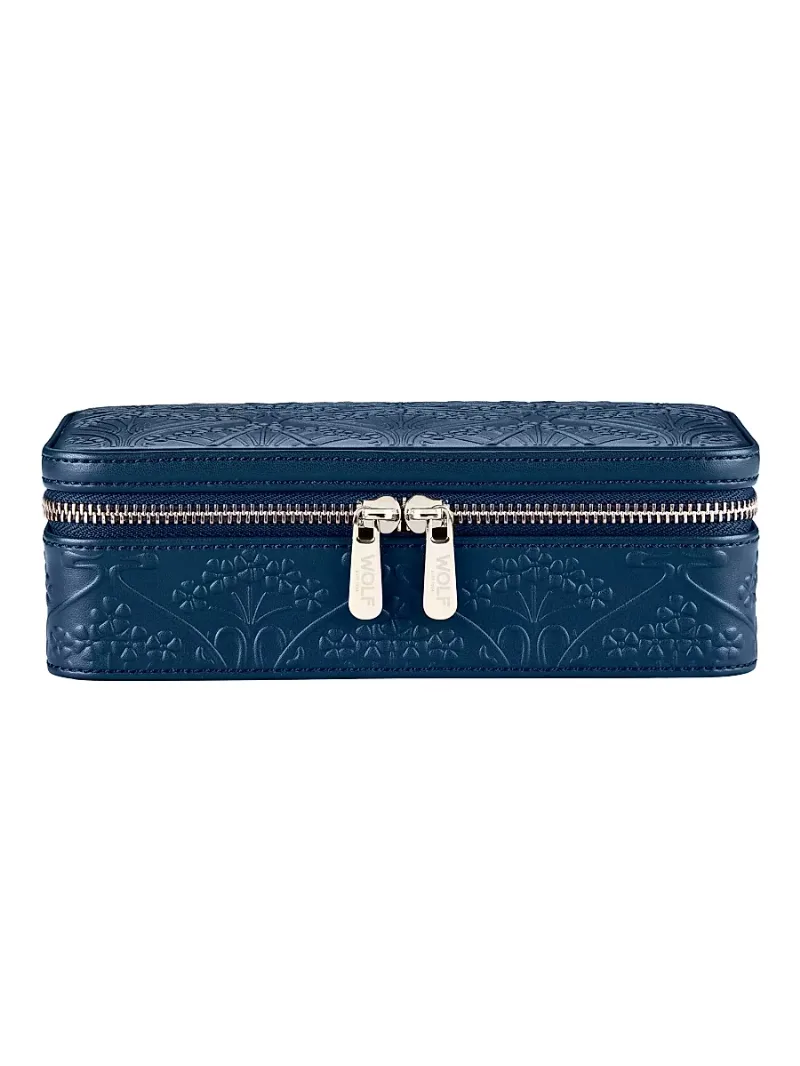 Wolf Liberty Small Travel Zip Case - Navy