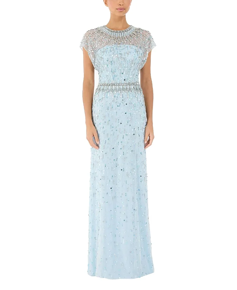 Jenny Packham Lauretta Embellished Maxi Dress