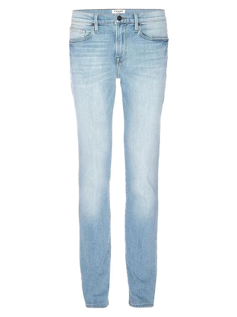L'Homme Cotton-Blend Slim-Fit Jeans - Finn - Size 34