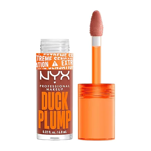 NYX Professional Makeup Duck Plump High Pigment Plumping Lip Gloss, One Size, Beige