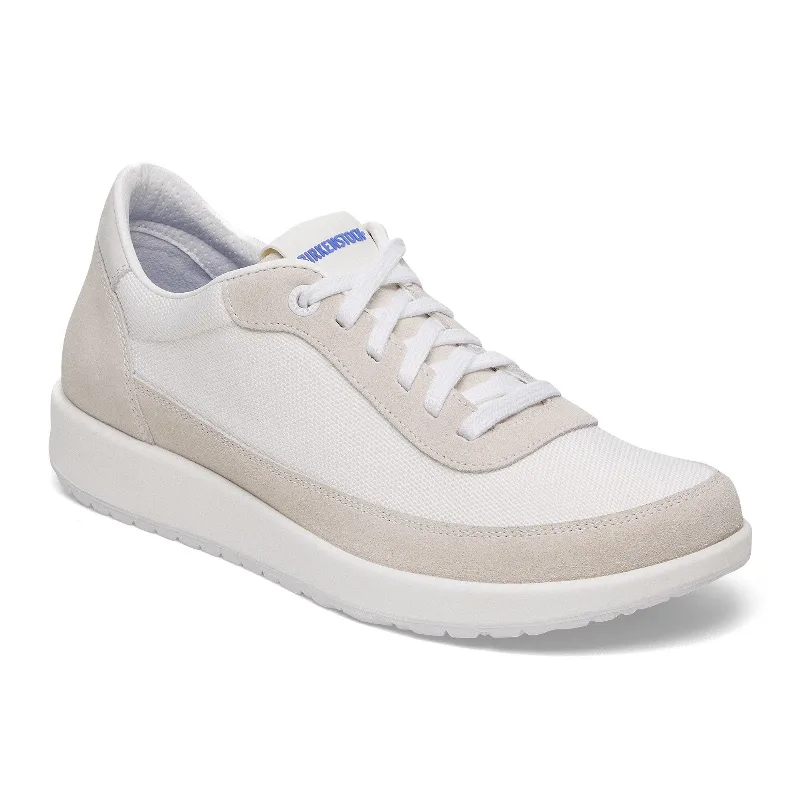 BIRKENSTOCK Honnef City Leather-Textile Antique White Sneakers
