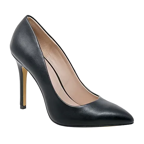 Charles By Charles David Pact Patent Womens Pointed Closed Toe Stiletto Heel Pumps, 5 Medium, Black