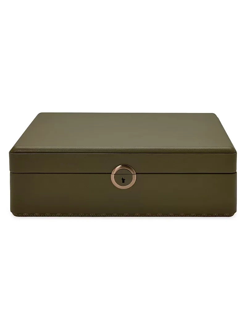 Wolf Earth 5-Piece Watch Box - Olive