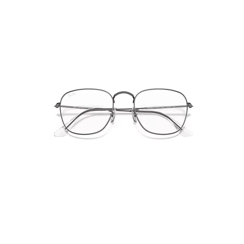 Ray-Ban Frank Optics Optical Gunmetal Frame Clear Lenses Polarized 51-20
