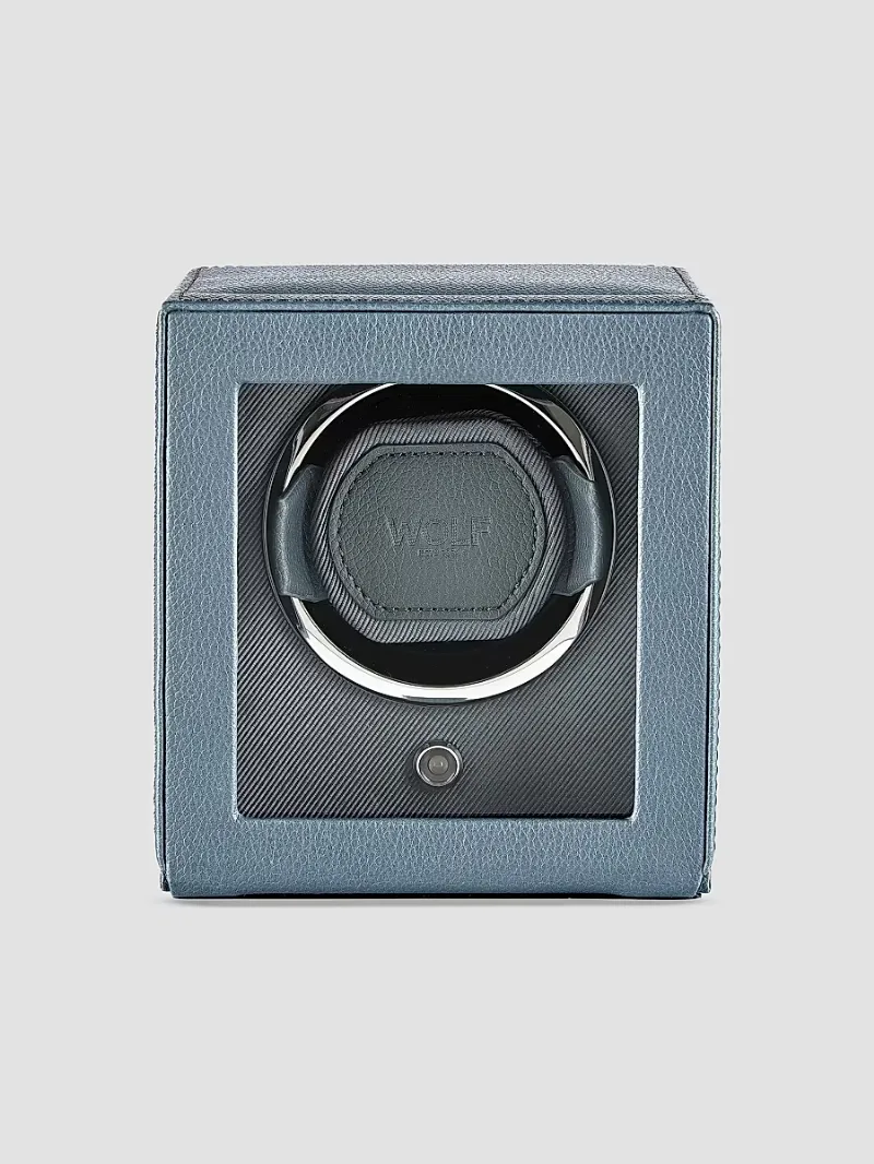 Wolf Designs Cub Single Covered Watch Winder - Future Grey