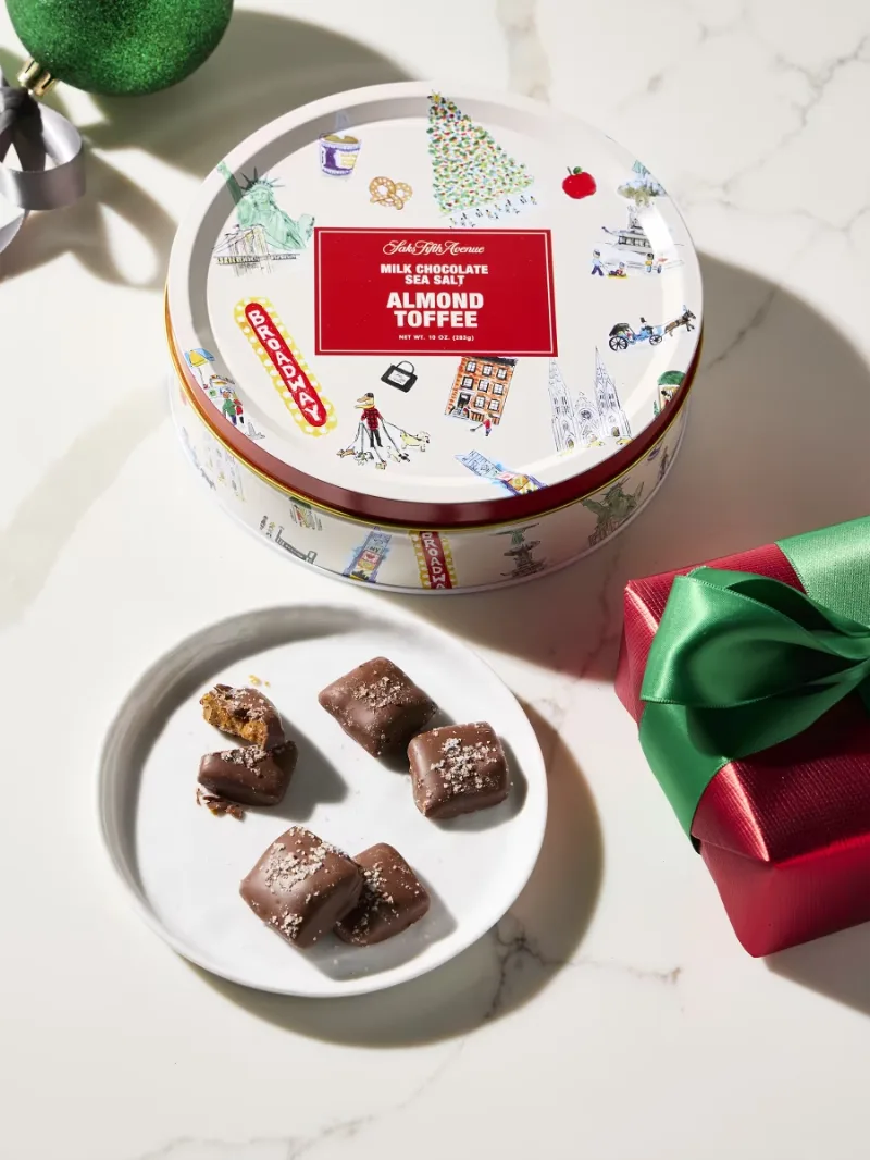 Saks Fifth Avenue Milk Chocolate Almond Toffee With Sea Salt