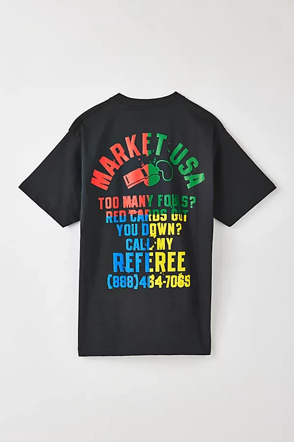 Market Studios Foul Play Graphic Tee in Black, Men's at Urban Outfitters