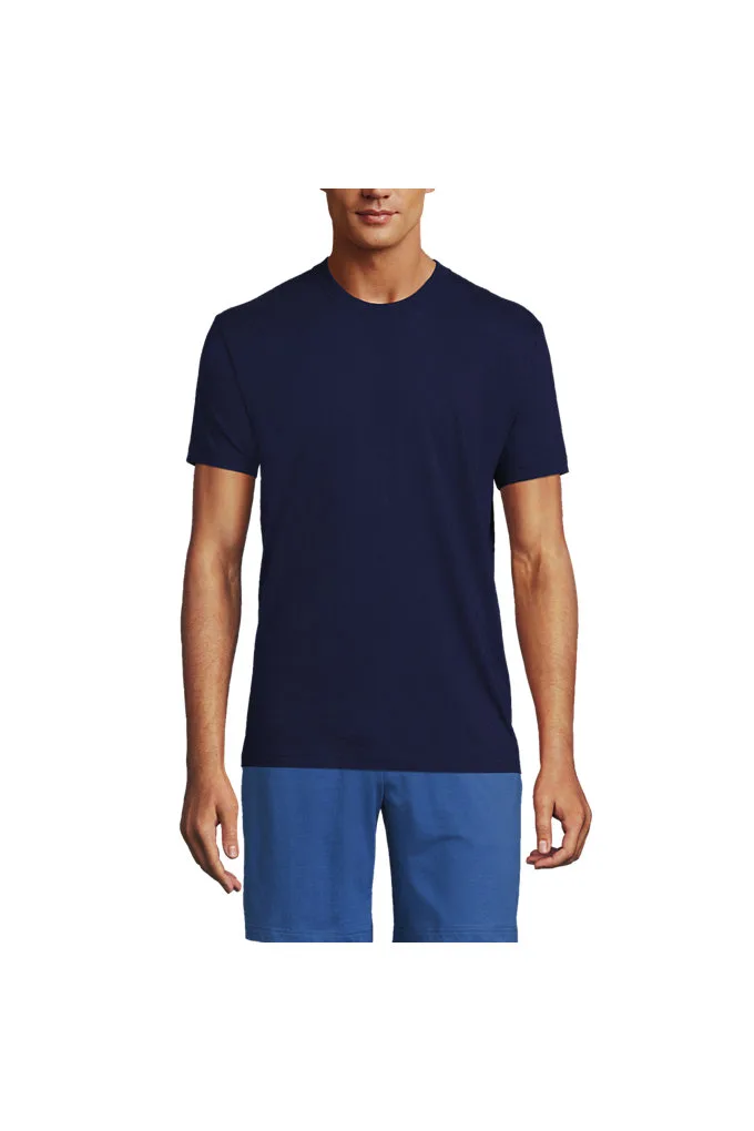 Men's Tall Crewneck Undershirt 3 Pack - Lands' End - L