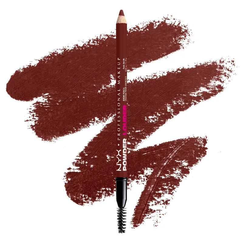 NYX Professional Makeup Powder Louder Brow Pencil | Black Cherry