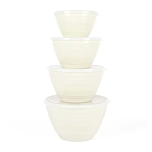 Martha Stewart 8-pc. Mixing Bowl Set, One Size, White