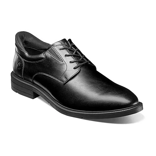 Nunn Bush Kore EZ Hero Mens Closed Toe Oxford Shoes, 12 Wide, Black