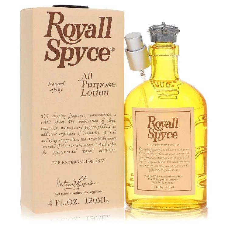 Royall Spyce Cologne 4 oz All Purpose Lotion / Cologne for Men