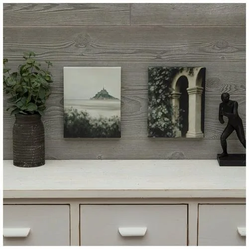 Moody Architecture Canvas Wall Decor Set