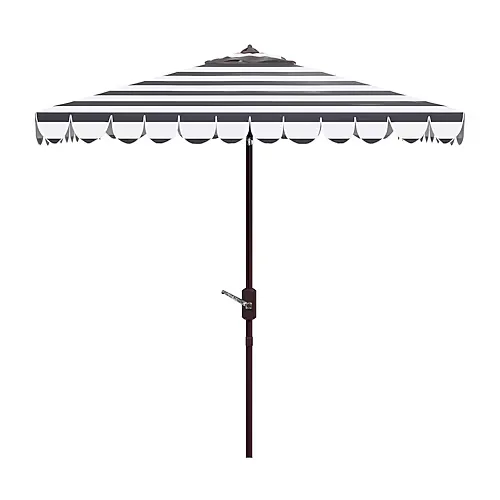 Safavieh Vienna Patio Collection Patio Umbrella, One Size, Black