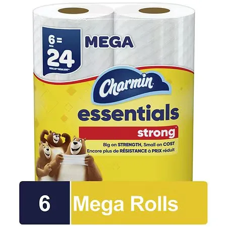Charmin Strong Toilet Paper Mega Rolls 429 sheets per roll - 6.0 ea