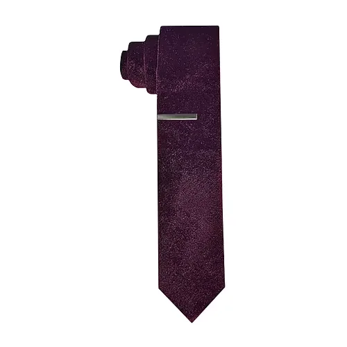 J. Ferrar Velvet Tie, One Size, Red