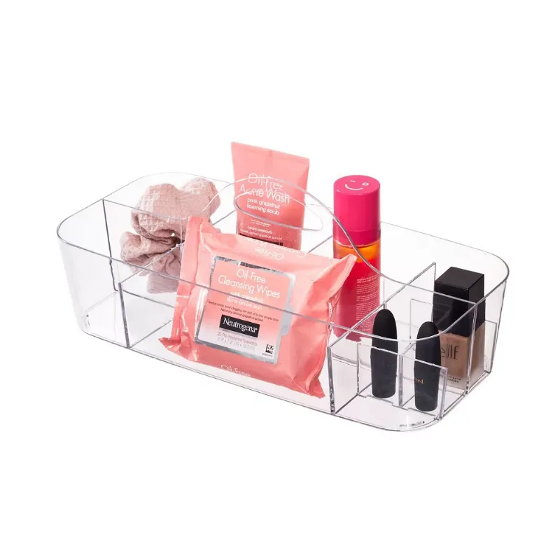iDesign The Clarity Collection Plastic Cosmetic Organizer Tote