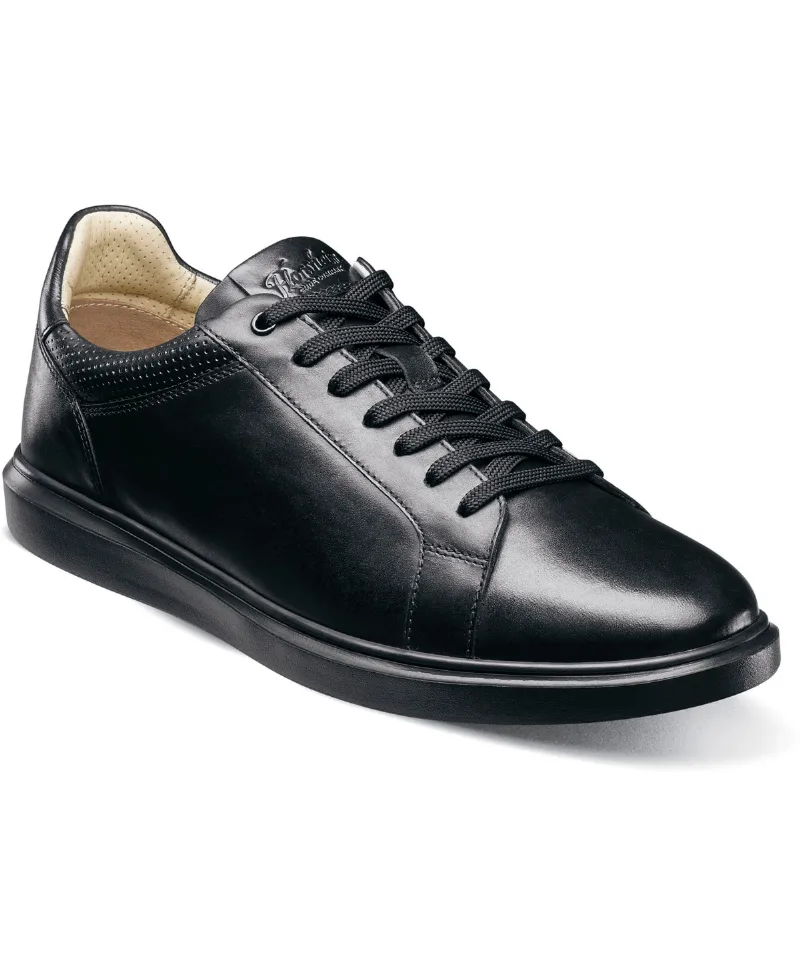 Florsheim Men's Social Lace to Toe Sneaker - Black