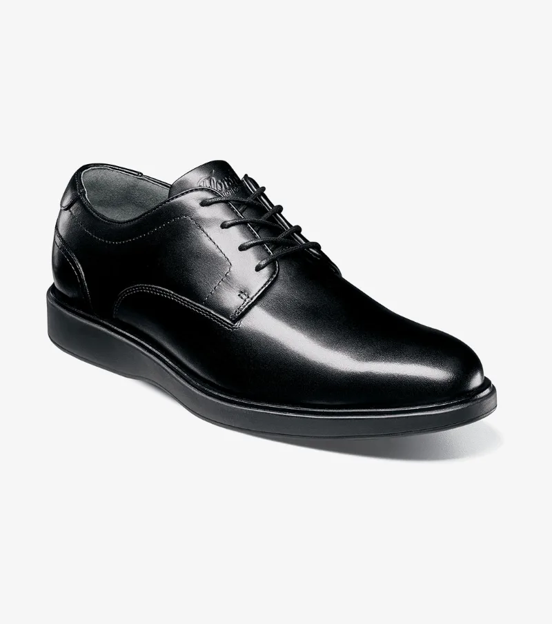 Florsheim Shoes Avenue Plain Toe Oxford Black Size 10