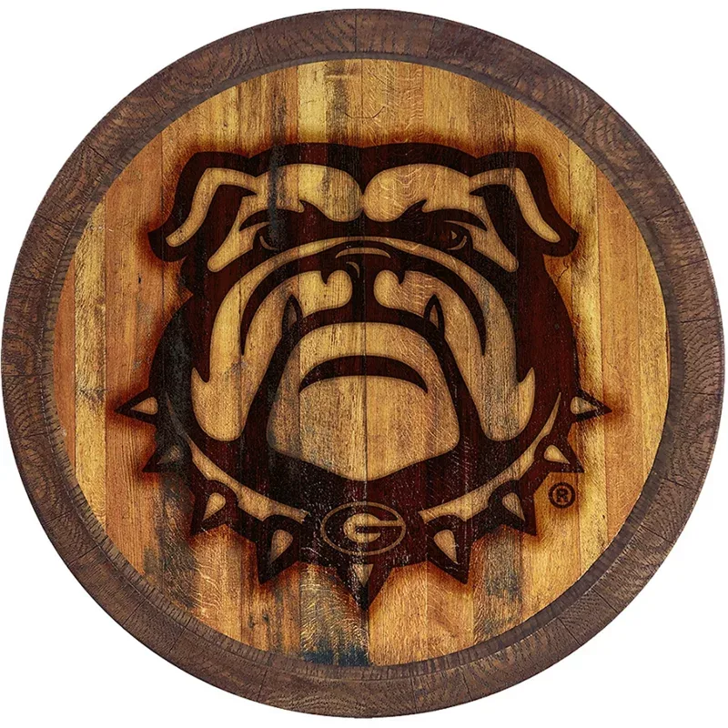 The Fan-Brand University of Georgia UGA Branded Faux Barrel Top Sign