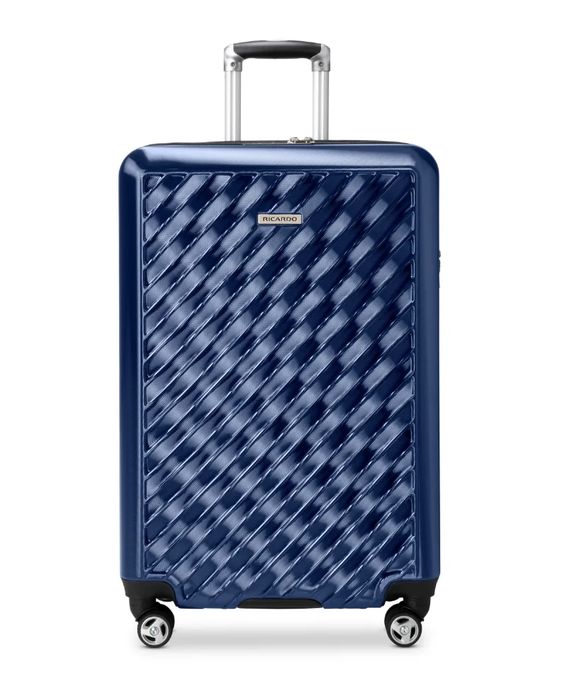 Melrose Hardside 25" Check-in Spinner Suitcase - Prussian Blue