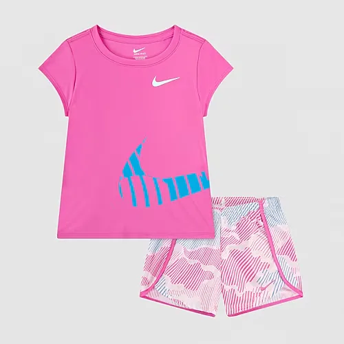 Nike Little Girls 2-pc. Short Set, 4, Pink