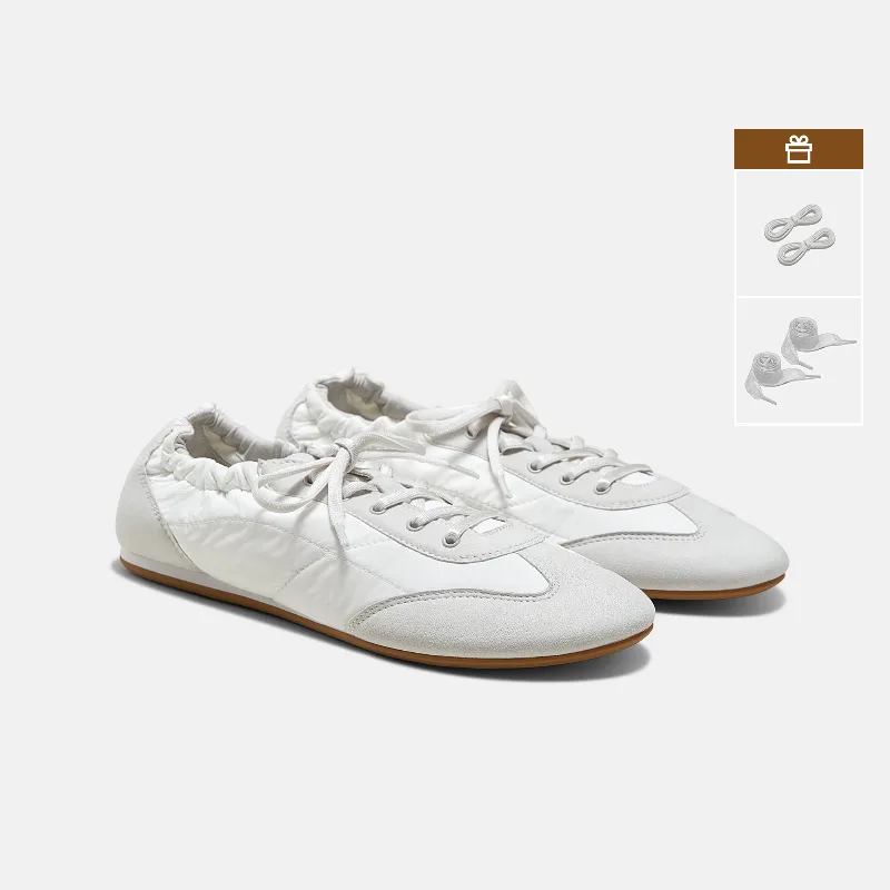 VIVAIA Jogger Re-Nylon Sneakerina (Yancy)|WHITE SMOKEY GREY|US 6