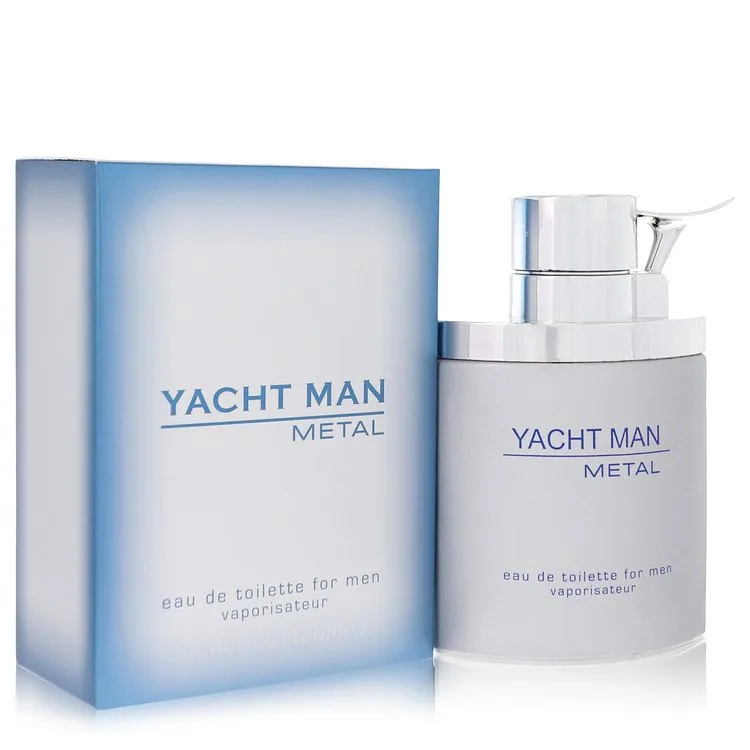 Yacht Man Metal Cologne by Myrurgia 3.4 oz EDT Spray for Men