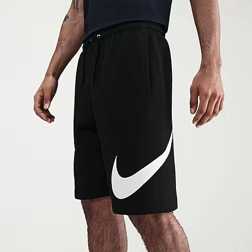 Nike Club Mens Big and Tall 11" Fleece Basketball Short, Medium Tall, Black