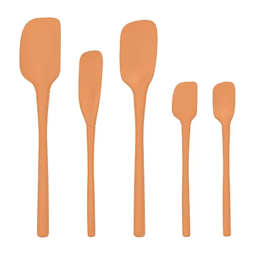 Tovolo Flex-Core All Silicone 5-pc. Spatula Set, One Size, Orange