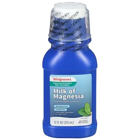 Walgreens Milk of Magnesia Mint - 12.0 fl oz