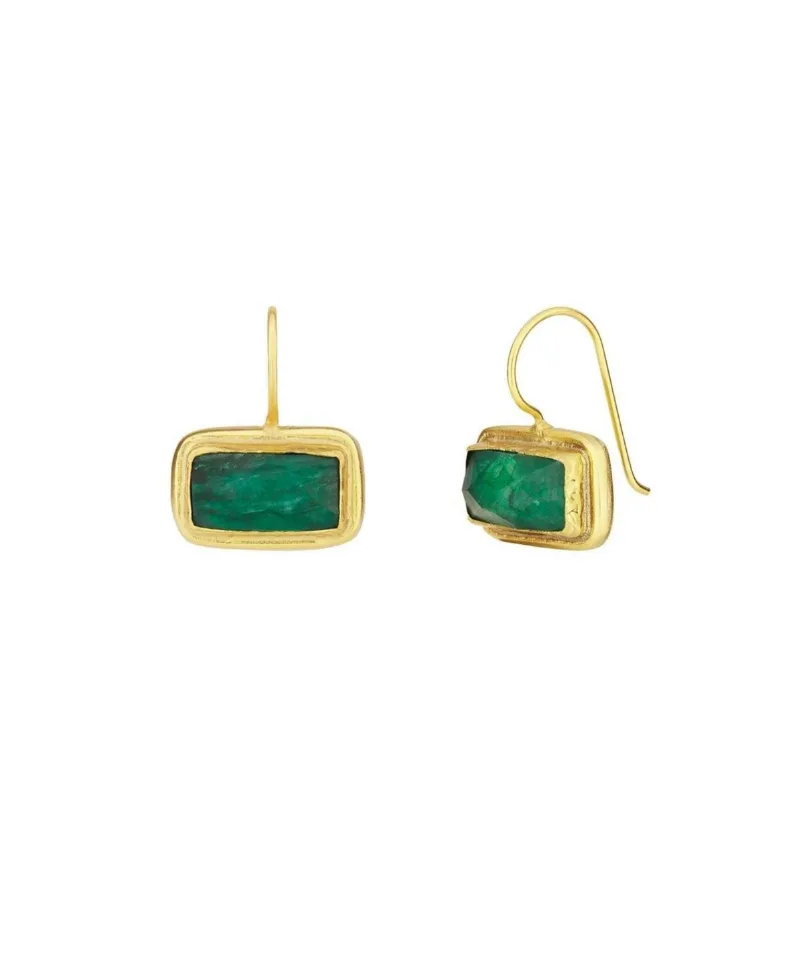 Ottoman Hands Noa Drop Earrings - Gold
