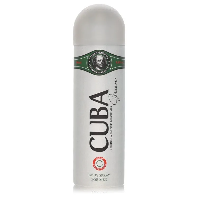 Cuba Green Deodorant by Fragluxe 6.7 oz Deodorant Spray for Men
