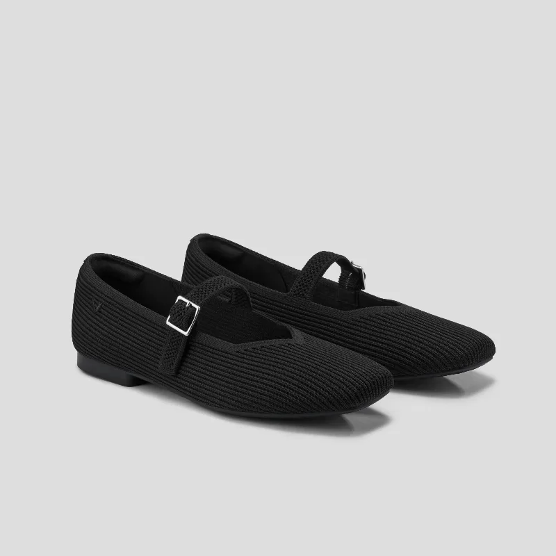 VIVAIA Square-Toe Mary Janes (Margot Mary Jane)|BLACK|7-7.5