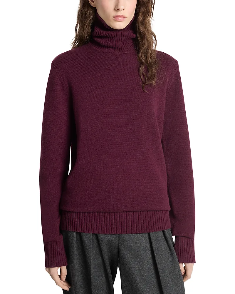 Michael Kors Collection Joan Turtleneck Cashmere Long Sleeve Sweater
