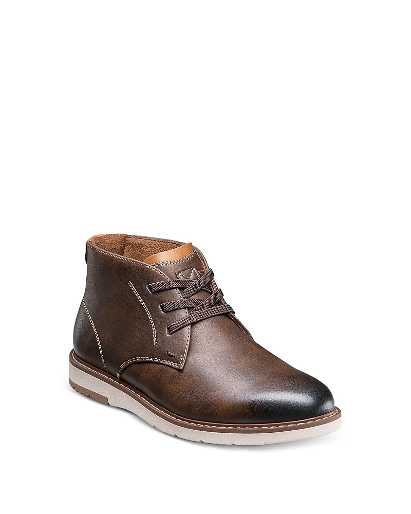 Florsheim Kids Boys' Vibe Plain Toe Chukka Boot, Jr. - Toddler, Little Kid, Big Kid