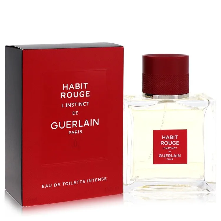 Habit Rouge L'instinct Cologne 1.6 oz EDT Intense Spray for Men